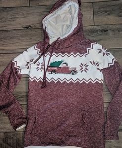 Mindy Mae's double hooded sweatshirt